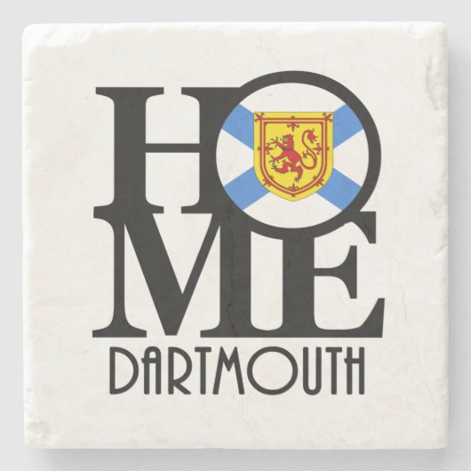 HOME Dartmouth、ノバスコシア ストーンコースター (正面)