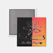 Home Decor Accents Sunrise Coral マグネット (正面/裏面)