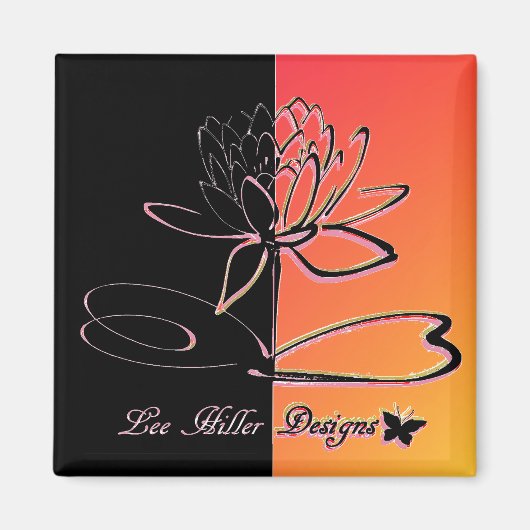 Home Decor Accents Sunrise Coral マグネット (正面)