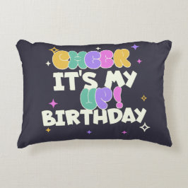 HOME DECOR BIRTHDAY CHEER UP ACCENT PILLOW  アクセントクッション