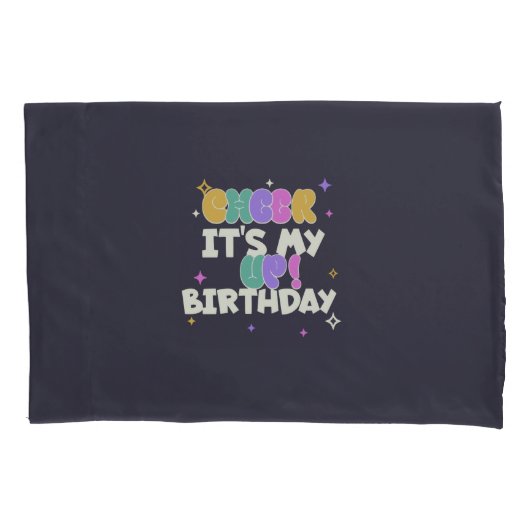 HOME DECOR BIRTHDAY CHEER UP PILLOW CASE 枕カバー (正面)