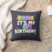 HOME DECOR BIRTHDAY CHEER UP THROW PILLOW  クッション (ブランケット)