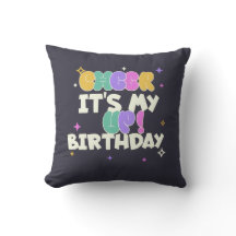 HOME DECOR BIRTHDAY CHEER UP THROW PILLOW 