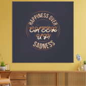 HOME DECOR CHOOSE HAPPY CHEER UP STRETCHED CANVAS  キャンバスプリント (インサイチュ (リビング))