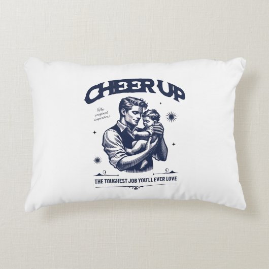 HOME DECOR DADDY CHEER UP ACCENT PILLOW アクセントクッション (正面)