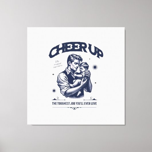 HOME DECOR DADDY CHEER UP WALL CANVAS  キャンバスプリント (正面)