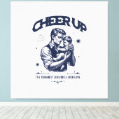 HOME DECOR DADDY CHEER UP WALL CANVAS  キャンバスプリント (インサイチュ (ウッドフロア))