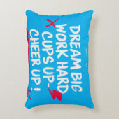 HOME DECOR DREAM BIG CHEER UP ACCENT PILLOW  アクセントクッション (正面(垂直))
