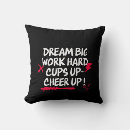 HOME DECOR DREAM BIG CHEER UP THROW PILLOW  クッション