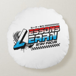 HOME DECOR FOCUS LESSONS LEARN ROUND PILLOW ラウンドクッション