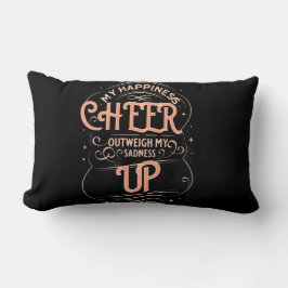 HOME DECOR HAPPINESS CHEER UP ACCENT PILLOW  ランバークッション