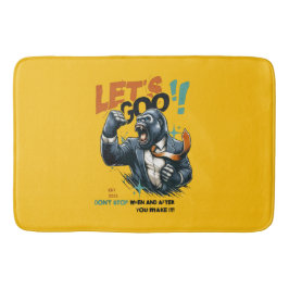 HOME DECOR LET'S GOO LESSONS LEARN BATH MAT  バスマット