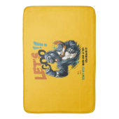 HOME DECOR LET'S GOO LESSONS LEARN BATH MAT  バスマット (正面縦)