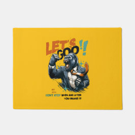 HOME DECOR LET'S GOO LESSONS LEARN DOOR MAT ドアマット