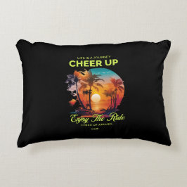 HOME DECOR LIFE'S JOURNEY CHEER UP ACCENT PILLOW アクセントクッション