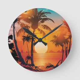 HOME DECOR LIFE'S JOURNEY CHEER UP  WALL CLOCK  ラウンド壁時計