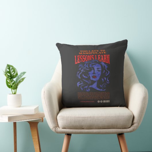 HOME DECOR MANIPULATE LESSONS LEARN THROW PILLOW  クッション (椅子)