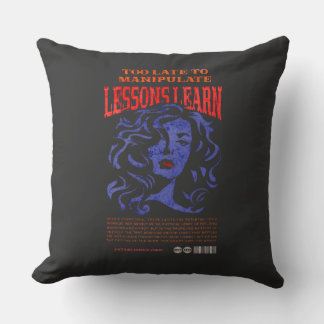 HOME DECOR MANIPULATE LESSONS LEARN THROW PILLOW  クッション