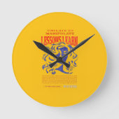 HOME DECOR MANIPULATE LESSONS LEARN WALL CLOCK  ラウンド壁時計 (正面)