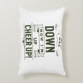  HOME DECOR NOW I'M UP CHEER UP ACCENT PILLOW  アクセントクッション (正面(垂直))