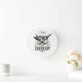  HOME DECOR NOW I'M UP CHEER UP WALL CLOCK  ラウンド壁時計 (ホーム)