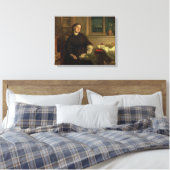 Home Dreams, 1869 (キャンバス上の油をペインに配置) キャンバスプリント (インサイチュ (寝室))