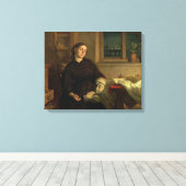 Home Dreams, 1869 (キャンバス上の油をペインに配置) キャンバスプリント (インサイチュ (ウッドフロア))