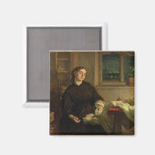 Home Dreams, 1869 (キャンバス上の油をペインに配置) マグネット (正面/裏面)
