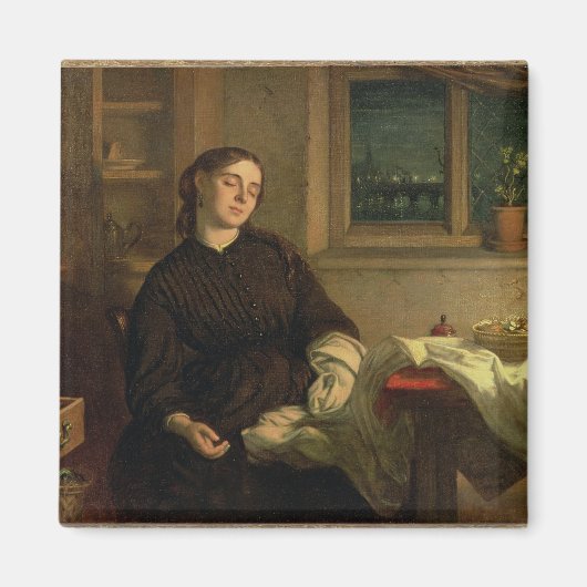 Home Dreams, 1869 (キャンバス上の油をペインに配置) マグネット (正面)