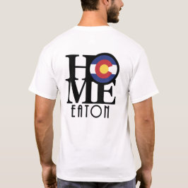 HOME Eaton Colorado (背面プリント) Tシャツ