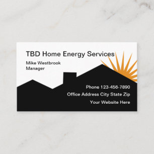 Home Energy Solutionsの名刺 名刺