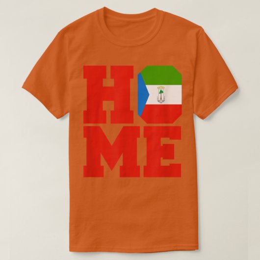 HOME Equatorial Guinea Tシャツ (デザイン正面)
