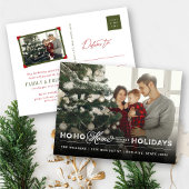 Home For The Holidays写真を移動する告知 シーズンポストカード