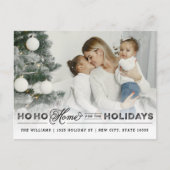 Home For The Holidays写真を移動する告知 ポストカード (正面)