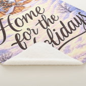 'Home for the Holidays'  シェルパブランケット (3/4)