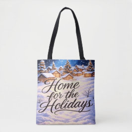 'Home for the Holidays' トートバッグ