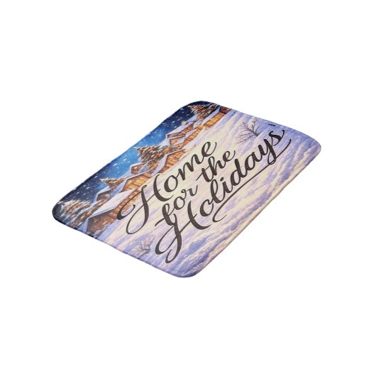 'Home for the Holidays' Bath Mat バスマット (アングル)