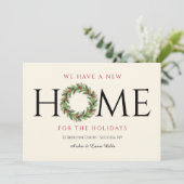 Home For The Holidays Greeting Card シーズンカード (スタンド正面)