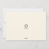 Home For The Holidays Greeting Card シーズンカード (裏面)