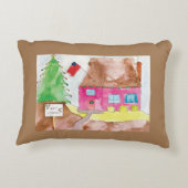Home For the Holidays - KidsArt for CHOC アクセントクッション (裏面)
