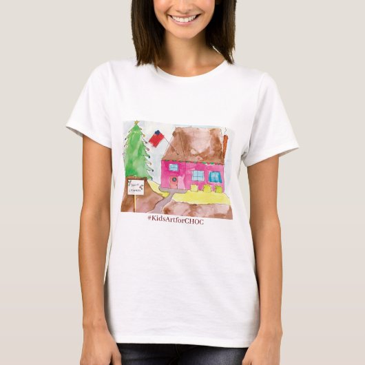 Home For the Holidays - KidsArt for CHOC Tシャツ (正面)