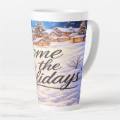 'Home for the Holidays' Latte Mug カフェラテマグ (右アングル)