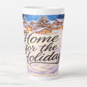 'Home for the Holidays' Latte Mug カフェラテマグ (正面)