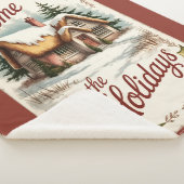 Home For The Holidays Sherpa Blanket シェルパブランケット (3/4)