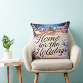 'Home for the Holidays' Throw Pillow クッション (椅子)