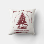 Home For the Holidays Vintage Design クッション (裏面)