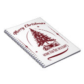 Home For the Holidays Vintage Design ノートブック (右側)