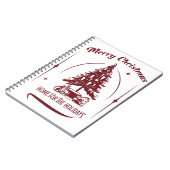 Home For the Holidays Vintage Design ノートブック (左側)