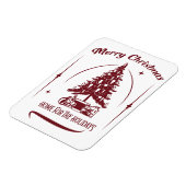 Home For the Holidays Vintage Design マグネット (左側)