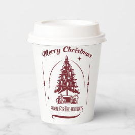 Home For the Holidays Vintage Design 紙コップ